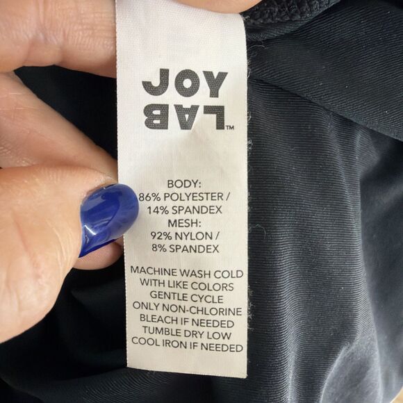 Joy Lab Athletic Mesh Detail Long Sleeve S Athleisure Sporty Chic Streetwear - Picture 6 of 6